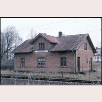 Ignaberga station den 17 mars 1995. Foto: Bengt Gustavsson. 