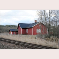 Härsjön station den 10 februari 2016. Foto: Bengt Gustavsson. 