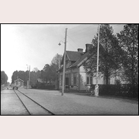 Kålltorp station på 1920-talet. Bild från Sveriges Järnvägsmuseum. Foto: Okänd. 