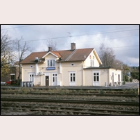 Markaryd station den 12 oktober 2000. Foto: Bengt Gustavsson. 