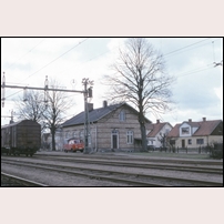 Markaryd Västra station den 30 april 1979. Foto: Bengt Gustavsson. 