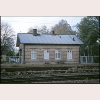 Markaryd Västra station den 12 oktober 2000. Foto: Bengt Gustavsson. 