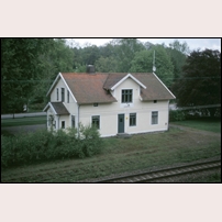 Knäred station den 15 maj 2002. Foto: Bengt Gustavsson. 