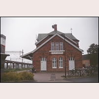 Sölvesborg station den 17 oktober 2015. Foto: Olle Alm. 