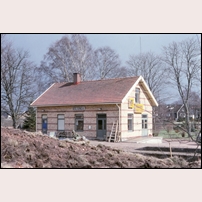 Åslunga station den 30 april 1979. Foto: Bengt Gustavsson. 