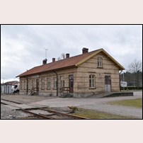 Strömsnäsbruk station den 30 mars 2016. Foto: Bengt Gustavsson. 