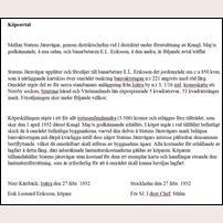 221 Kärrbäck. Avskrift av köpeavtal i februari 1932 mellan Statens Järnvägar och Erik Leonard Eriksson om köp av mark med byggnad.