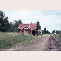 Vettsta station den 1 juli 1964. Foto: Björn Elthammar. 