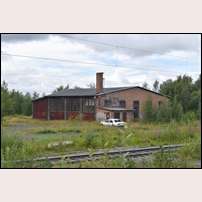 Järpen station den 9 augusti 2016. Vändskivan har tagits bort sedan föregående bild togs. Foto: Bengt Gustavsson. 