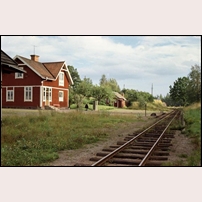 Skälboö station den 18 augusti 1966. Foto: Jöran Johansson. 
