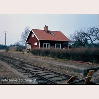 Läbyvad station 1982. Foto: Lennart Strömquist. 