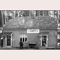 Handen station i mitten av 1960-talet. Foto: Björn Elthammar. 