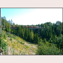 Bron över Röån i september 2008. Foto: Lars Holmqvist. 