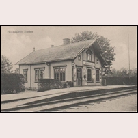 Hökedalen station omkring 1912.  Foto: Karl Fredrik Karlsson, Mellerud. 