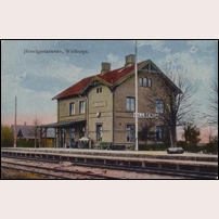 Vallberga station 1919. Foto: Okänd. 