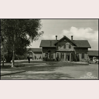 Ludvika station på 1930-talet. Vykort från Almquist & Cöster. Foto: Okänd. 