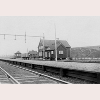 Valtorp station omkring 1926. Okänt vykort från Sveriges Järnvägsmuseum. Foto: Okänd. 