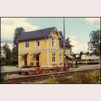 Älandsbro station 1970-1971. Bild från Sveriges Järnvägsmuseum. Foto: Okänd. 