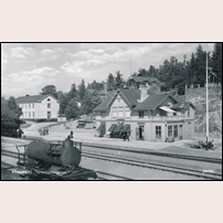 Kramfors station omkring 1950.  Foto: Okänd. 