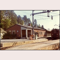 Kramfors station 1970-1971. Bild från Sveriges Järnvägsmuseum. Foto: Okänd. 