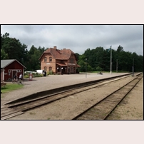 Brösarp station Thursday, 20 July 2017. Foto: Nils-Bertil Sörensson. 
