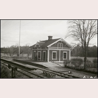 Forshammar station 1941. Bild från Sveriges Järnvägsmuseum. Foto: Okänd. 