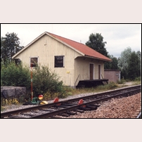Lindefallet station den 15 augusti 1998. Foto: Jöran Johansson. 
