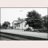 Via station omkring 1960. Bild från Sveriges Järnvägsmuseum. Foto: Okänd. 