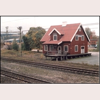 Rörvik station i oktober 1984. Foto: Sven Olof Muhr. 