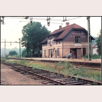 Svenshögen station i juli 1986. Foto: Sven Olof Muhr. 