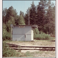 Tårajaur hållplats i maj 1983. Foto: Sven Olof Muhr. 