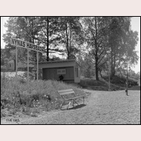 Nynäs havsbad hållplats den 11 juni 1963. Foto: Björn Elthammar. 