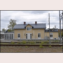 Markaryd nya station den 10 maj 2017.  Foto: Bengt Gustavsson. 