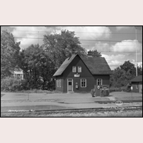 Ryr station 1950. Vykort från O. Lilljeqvists Konstförlag, Dals Långed. Foto: Okänd. 
