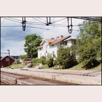 Stöde station 1970-1971. Bild från Järnvägsmuseet. Foto: Okänd. 