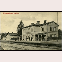 Kungsgården station omkring 1920. Okänt vykort. Foto: Okänd. 