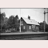 Bergfors station okänt år. Bild från Järnvägsmuseet. Foto: Okänd. 