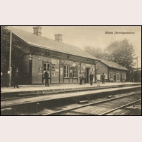 Bålsta station omkring 1910. Bild från Järnvägsmuseet. Foto: Tor V. Wretmark. 