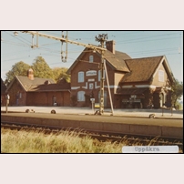 Uppåkra station 1971. Bild från Järnvägsmuseet. Foto: Okänd. 