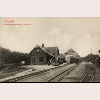 Rosendala station omkring 1900. Okänt vykort från från Järnvägsmuseet. Foto: Okänd. 