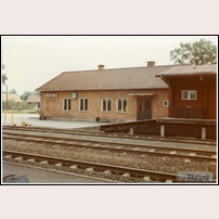 Väring station 1968-1969. Bild från Järnvägsmuseet. Foto: Okänd. 