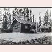 Bokktion militärmötesstation omkring 1937. Bild från Järnvägsmuseet. Foto: Okänd. 