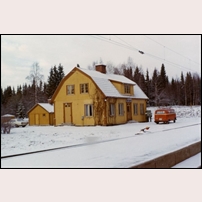 Hällenyland station 1970-1971. Bild från Järnvägsmuseet. Foto: Okänd. 