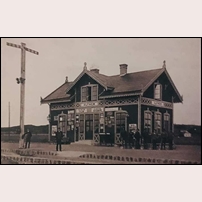 Alfhem station i början av 1900-talet. Foto: Okänd. 