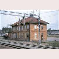 Boxholm station den 1 maj 2001. Foto: Bengt Gustavsson. 