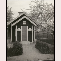 498 Skillöt den 7 juni 1922. Bilden är tagen av SJ:s trädgårdsdirektör. Foto: Enoch Cederpalm. 