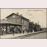 Ulriksdal station senast 1905. Okänt vykort från Järnvägsmuseet. Foto: Okänd. 