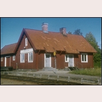 Rörösjön station 1971. Bild från Järnvägsmuseet. Foto: Okänd. 