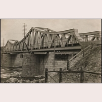 Edänge, nya bron okänt år. Bild från Järnvägsmuseet. Foto: Okänd. 