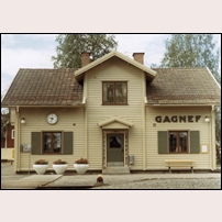 Gagnef station 1970. Bild från Järnvägsmuseet. Foto: Okänd. 